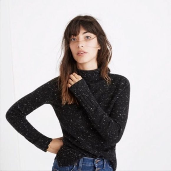 Madewell Sweaters - Madewell Wool Donegal Turtleneck Sweater
